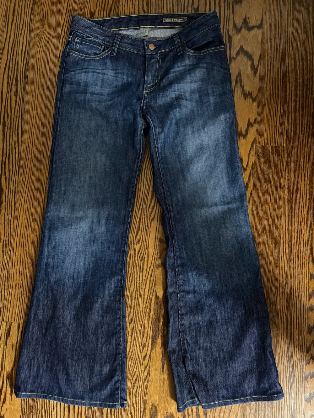 Chip & Pepper Stella San Fran Flare Jeans Stretch Denim Y2K Size 28